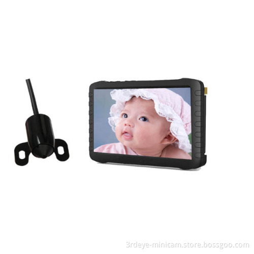 2.4G Wireless Mini Camera and Portable DVR Receiver Monitor Recorder (motion detect, 32GB SD card, 9.5hours loop seamless recording)